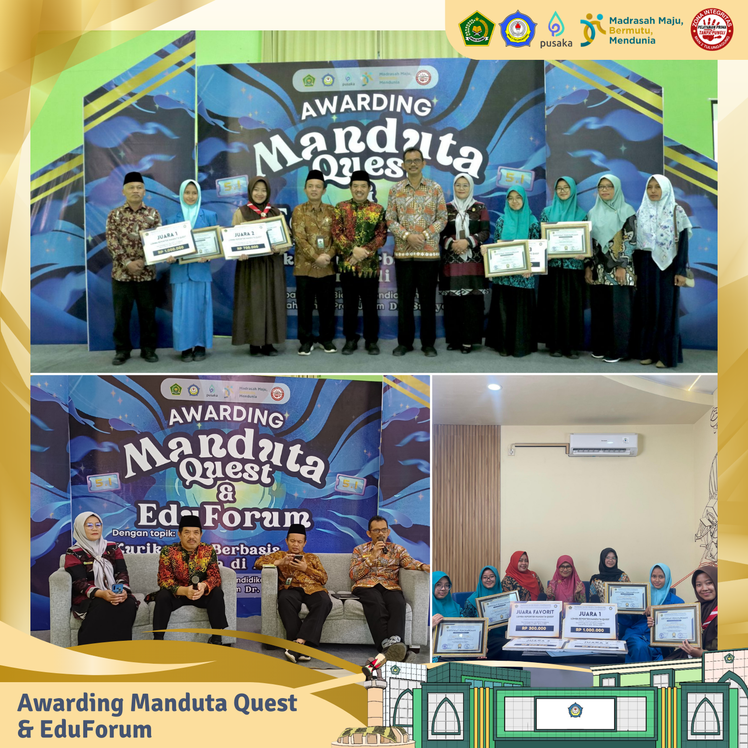 Awarding Manduta Quest dan Eduforum