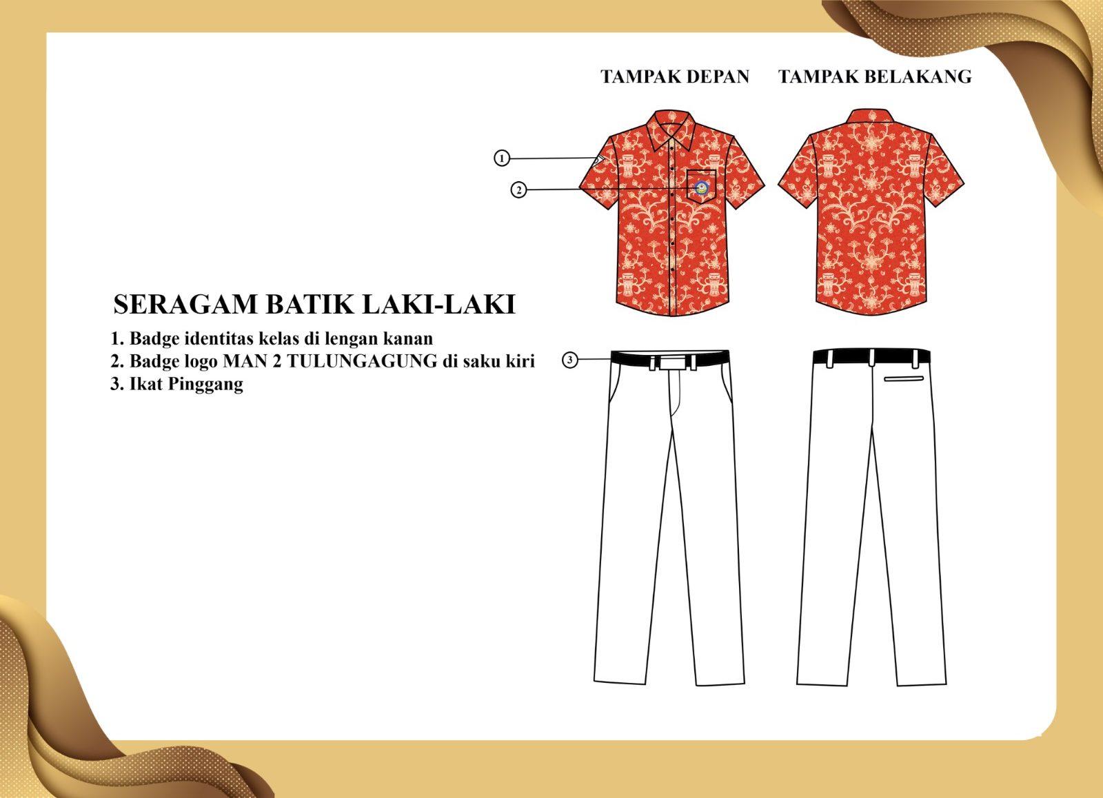 Seragam Batik Laki-laki