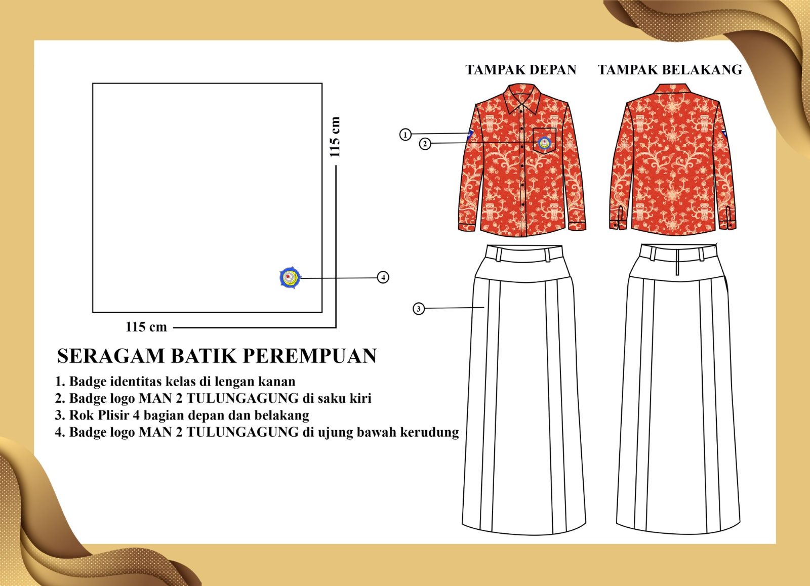 Seragam Batik Perempuan