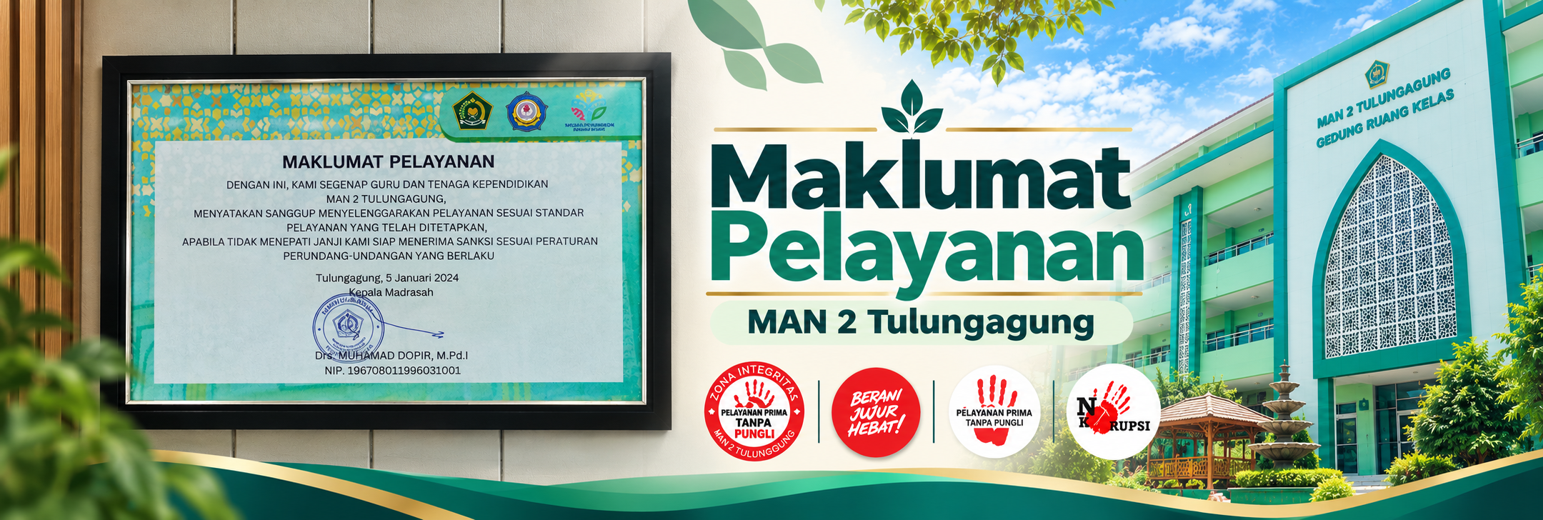 Maklumat Pelayanan MAN 2 Tulungagung